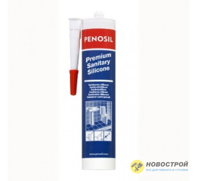 Герметик силиконовый санитарный бесцветный Penosil Premium (310 мл)