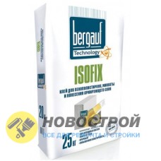 Bergauf Isofix Winter, 25 кг Клей для пенополистирола и минваты морозостойкий 
