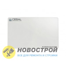 Кубообразная рейка C-дизайн 3306 30*50*3000мм, Белый матовый Cesal (Альконпласт)