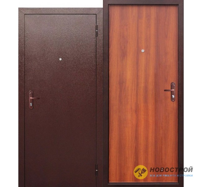 Металлическая входная дверь 880*2060мм, левая Стройгост 5-1