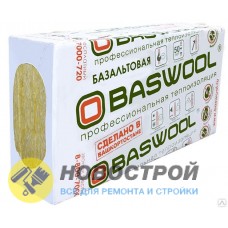 Утеплитель базальтовый BASWOOL стандарт 50 6 плит 1200х600, 100мм