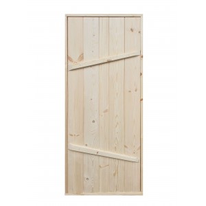 Дверь для бани деревянная Клиновая сосна 700х1700