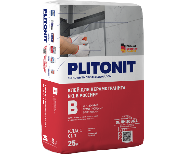 PLITONIT В (С1Т) Клей для плитки и керамогранита 25к