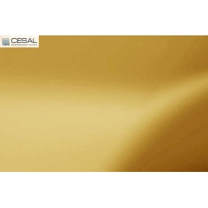 Декоративная раскладка Н-дизайн А09 15*3000мм, Золото люкс анодированный Cesal (Альконпласт)