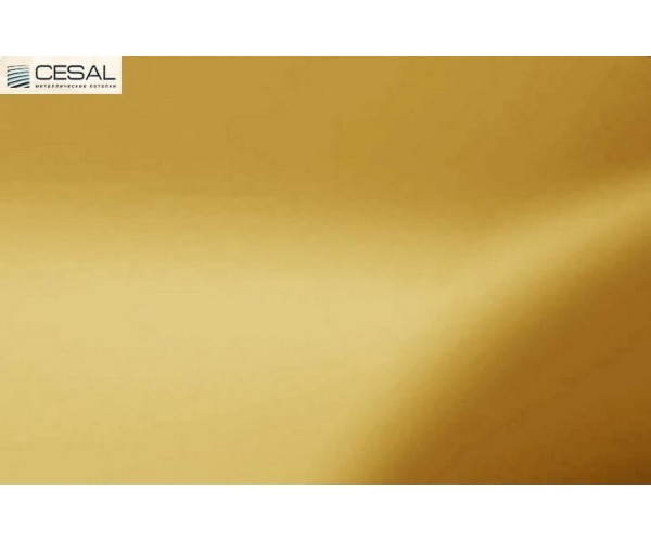 Декоративная раскладка Н-дизайн А09 15*3000мм, Золото люкс анодированный Cesal (Альконпласт)