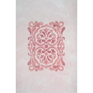 Плитка Мрамор Декор 200х300мм розовая БКСМ