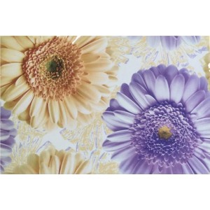Плитка Декор 200*300мм Зеландия цветы Нефрит