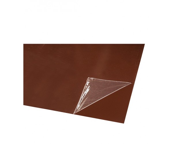 Лист плоский коричневый шоколад 0,4х1250х3000 мм