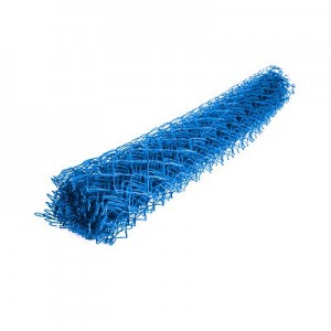 Сетка-рабица в ПВХ покрытии 50х50х2,5мм, 1,5х10м синяя