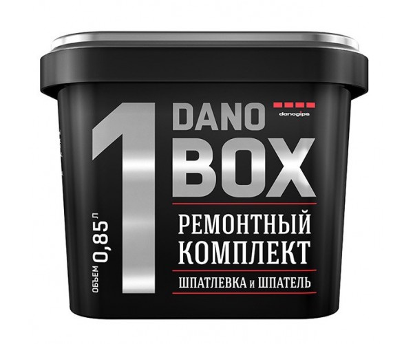 Ремонтный комплект для экспресс-ремонта (со шпателем) 0,85л DANO BOX