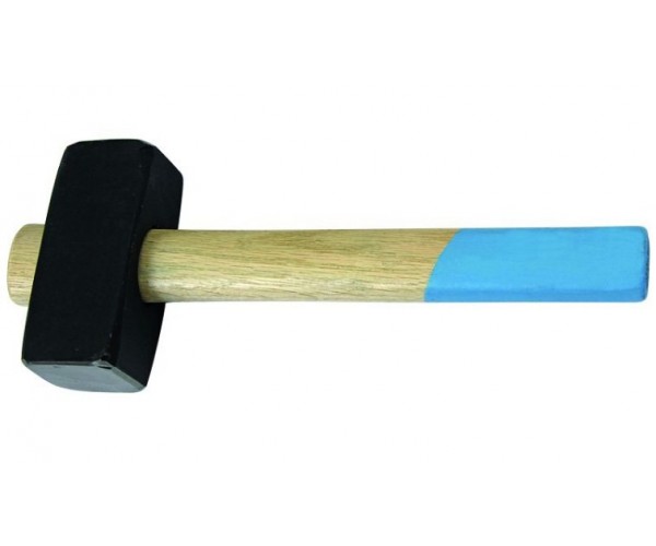Кувалда кованая сталь, деревянная ручка 2000гр Т4Р Лакра