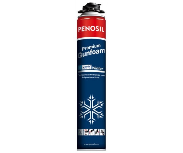 Пена монтажная Профессиональная Penosil Premium Gunfoam зимняя (750 мл)