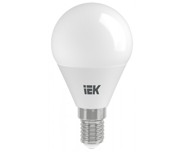 Лампа светодиодная ECO G45 шарообразная 5Вт 230В E14 4000К белый IEK
