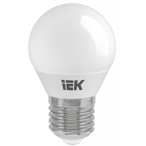 Лампа светодиодная ECO G45 шарообразная 7Вт 230В E27 3000К теплый белый IEK