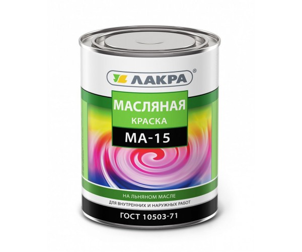Краска МА-15 Зеленая Лакра 0,9кг