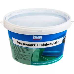 Гидроизоляция латексная ФЛЭХЕНДИХТ (Flachendicht), 5 кг, KNAUF