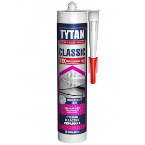 Клей универсальный влагостойкий Hydro Fix прозрачный Tytan Professional (310 мл)