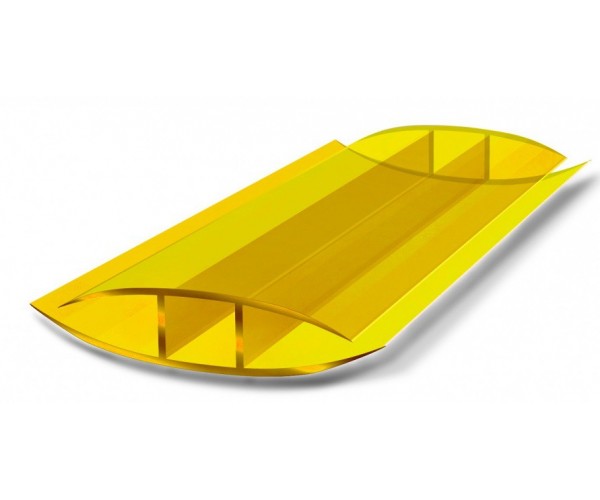 Профиль соединительный неразъемный НР 4мм Желтый L=6м