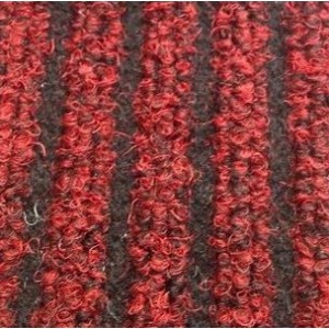 Дорожка грязезащитная на резиновой основе Vebe Sheffield 1х30м красный