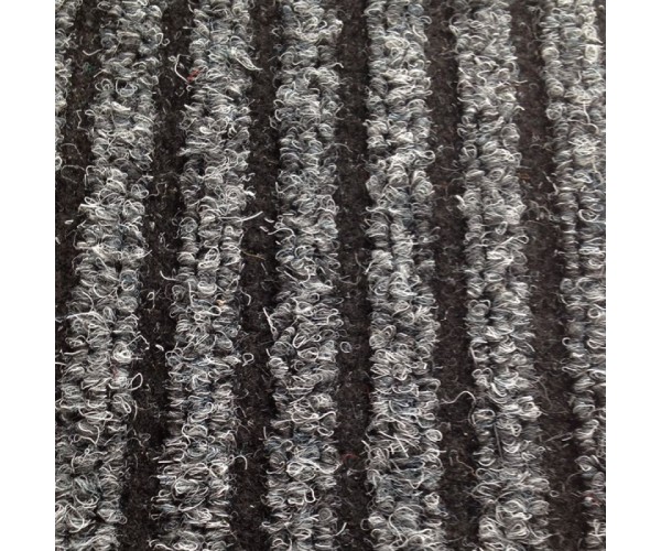 Дорожка грязезащитная на резиновой основе Vebe Sheffield 1х30м серый