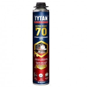 Пена монтажная профессиональная 70 ULTRA FAST Tytan Professional (870 мл)