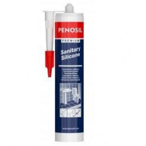Герметик силиконовый санитарный белый Penosil Premium (310 мл)