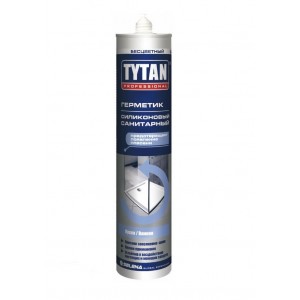 Герметик силиконовый санитарный бесцветный Tytan Professional (280 мл)