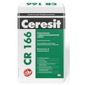 Эластичная гидроизоляционная масса Ceresit CR 166 (компонент А) 24 кг