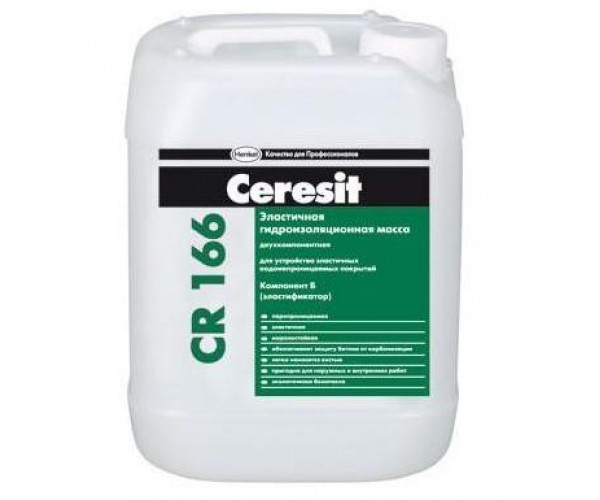 Эластичная гидроизоляционная масса Ceresit CR 166 (компонент Б) 10 кг