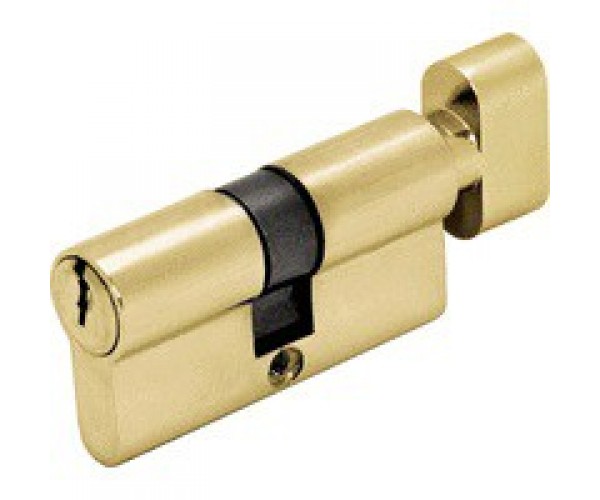 Цилиндровый механизм ключ/завертка S 60 M золото Шлосс 03010