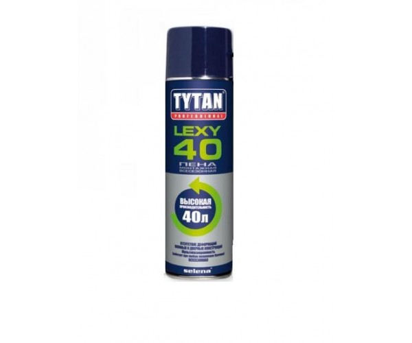 Пена монтажная Lexy 40 всесезонная TYTAN Professional (500 мл)