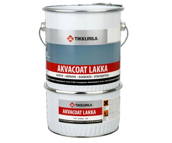 Эпоксидный лак для бетонных полов Akvacoat Lakka TIKKURILA 8 л