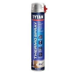 Напыляемый утеплитель полиуретановый Tytan Professional THERMOSPRAY, 870мл