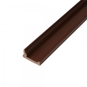 Стартовый коричневый  40*20*3000мм  ДПК профиль + алюминий для фасадной панели