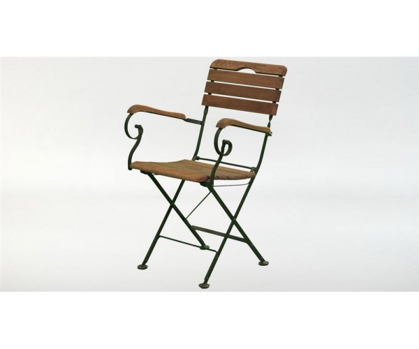 Кресло-стул складой с подлокотниками
