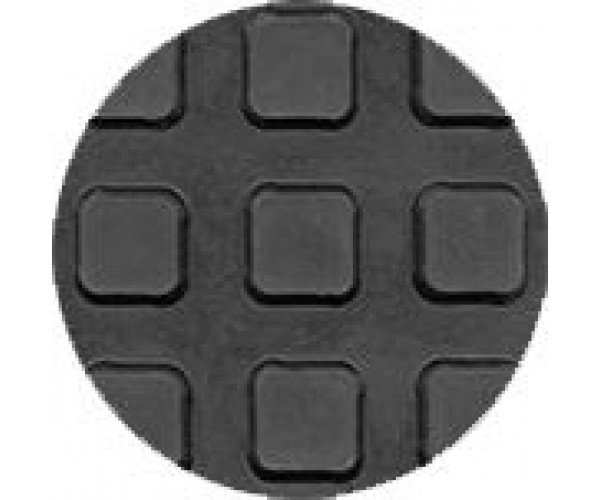 Коврик резиновый  Пятак квадрат Чёрный 8,2мм за м.кв