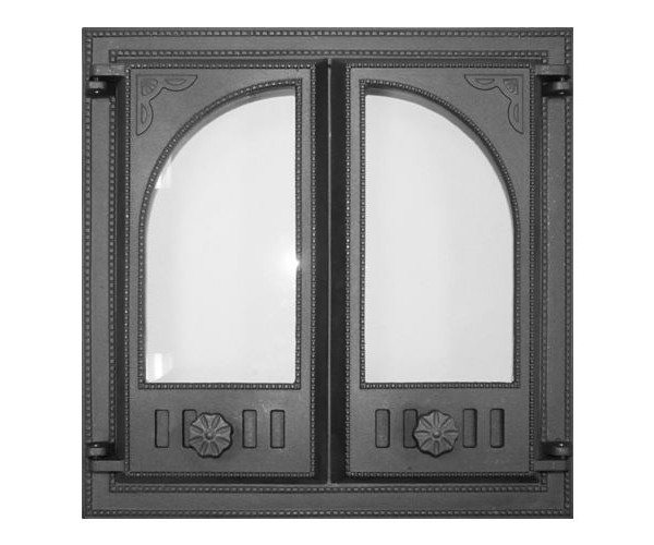 Дверца каминная К501 480х480 мм
