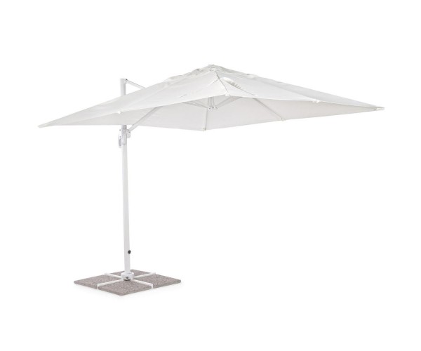 Зонт пляжный РИМ   3м х 3м, белый