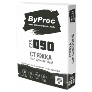 ByProc Стяжка Ровнитель для пола EZS-090, 25 кг