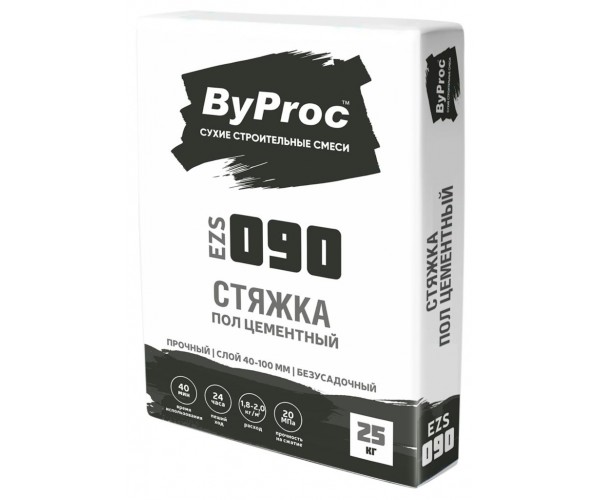 ByProc Стяжка Ровнитель для пола EZS-090, 25 кг
