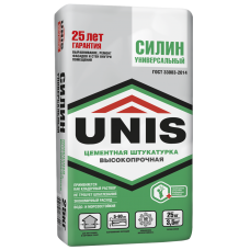 UNIS Силин универсальный 25кг Штукатурка цементная